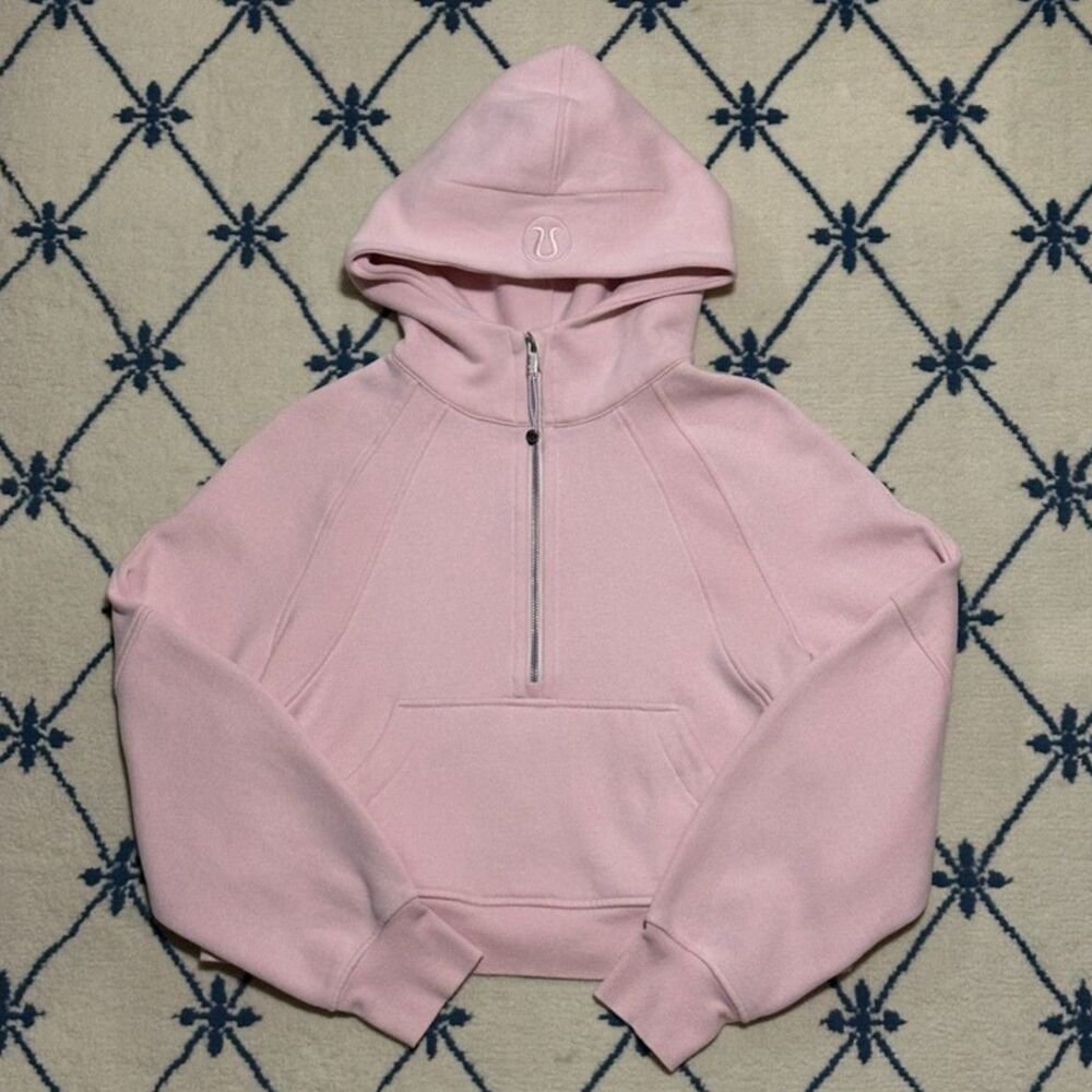 Lululemon Oversized Half-Zip Hoodie - Flush Pink